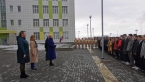 В Лицее № 1 состоялась церемония поднятия флага Российской Федерации