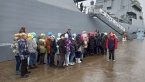 Экскурсия на большой десантный корабль "Иван Грен"